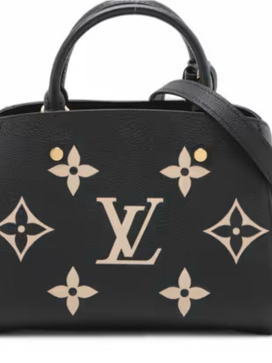 Louis Vuitton Handbags - Louis Vuitton Accents Monogram
EmpreinteMontaigne BB with Black Satchel